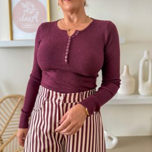 JERSEY BOTONES VINO
