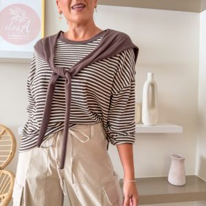 JERSEY NUDO MARRON