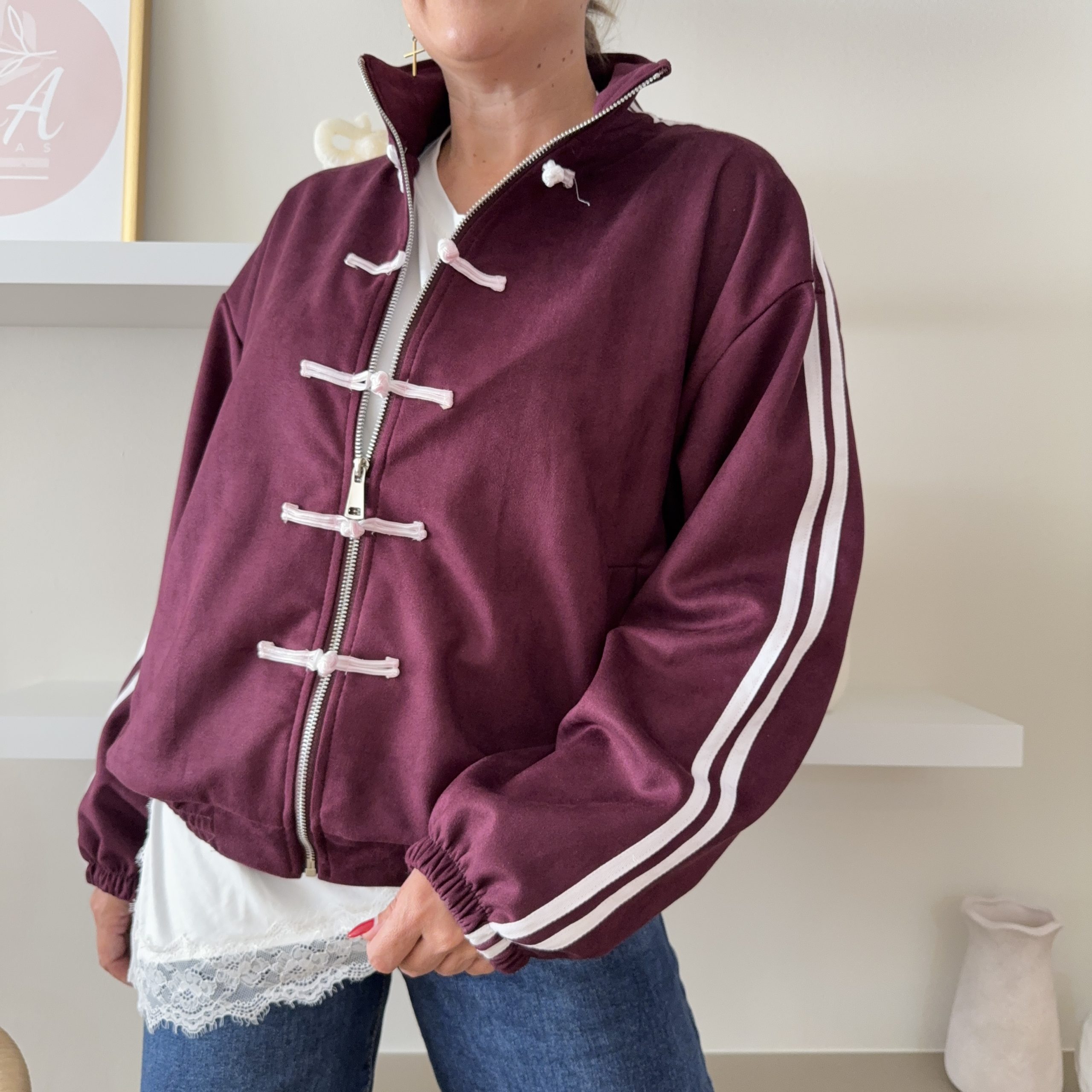 CHAQUETA JAPO VINO